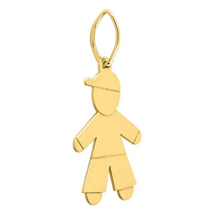 Pendente menino em ouro amarelo 750 ‰