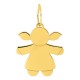 Pendente menina em ouro amarelo 750 ‰