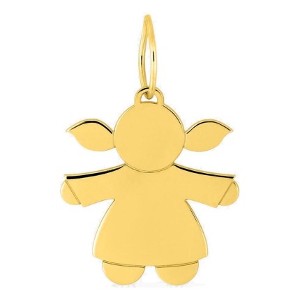 Pendente menina em ouro amarelo 750 ‰