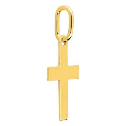 Colgante cruz en oro amarillo 375 ‰