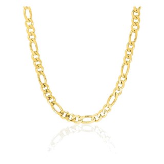 Cadena alterna 1+3 en oro amarillo 375 ‰ de 4 mm