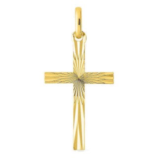 Pendente cruz banhado a ouro