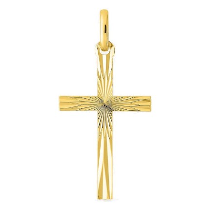 Pendente cruz banhado a ouro