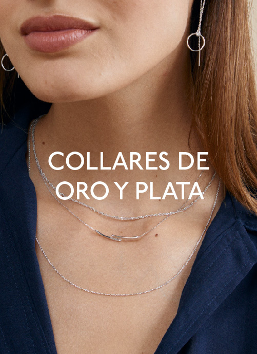 Collares de oro y plata